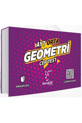 Karekök Yayınları AYT Geometri Orta Cep Test - 1