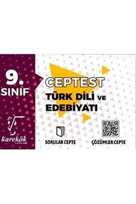 Karekök Yayınları 9. Sınıf Türk Dili ve Edebiyatı Cep Test - 1