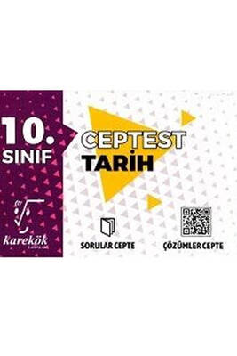 Karekök Yayınları 10. Sınıf Tarih Cep Test - 1