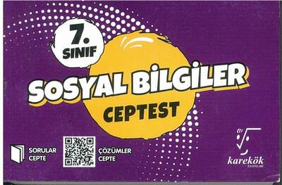 Karekök Yayınları 7. Sınıf Sosyal Bilgiler Cep Test - 1