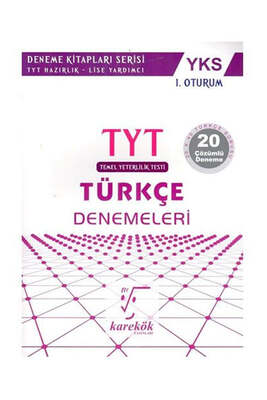 Karekök Yayınları YKS TYT 1. Oturum Türkçe 20 Çözümlü Deneme - 1