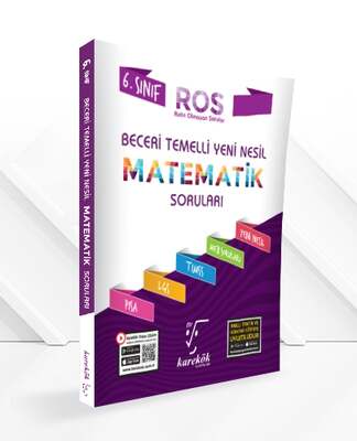 Karekök Yayınları 6.Sınıf Beceri Temelli ROS Matematik Soruları - 1