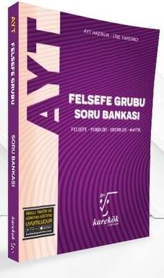 Karekök Yayınları AYT Felsefe Grubu Soru Bankası - 1
