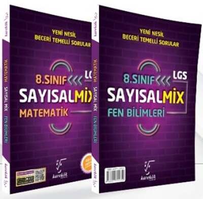 Karekök Yayınları 8. Sınıf LGS Sayısal Mix Matematik ve Fen Bilimleri - 1