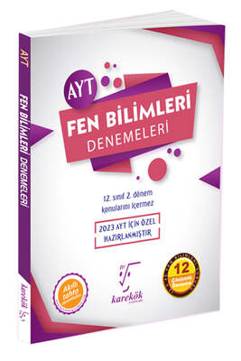 Karekök Yayınları 2023 AYT Fen Bilimleri Deneme - 1