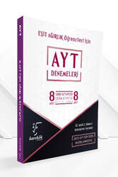 Karekök Yayınları - Karekök Yayınları 2023 AYT Eşit Ağırlık 8 Deneme Seti