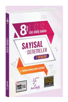 Karekök Yayınları 8.Sınıf LGS 1.Dönem Sayısal 7 Deneme - 1