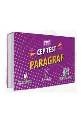 Karekök Yayınları TYT Paragraf Cep Test - 1