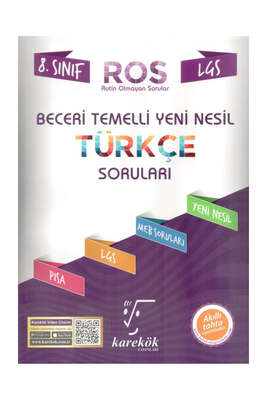 Karekök 8. Sınıf LGS Beceri Temelli Yeni Nesil Türkçe Soruları - 1