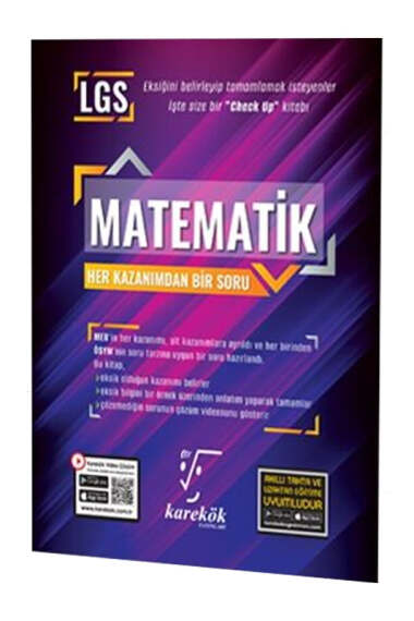 Karekök Yayınları 2024 8.Sınıf LGS Matematik Her Kazanımdan Bir Soru - 1