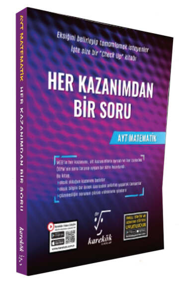 Karekök Yayınları 2024 AYT Matematik Her Kazanımdan Bir Soru - 1