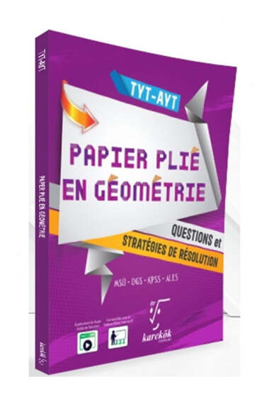 Karekök Yayınları TYT-AYT Geometride Kağıt Katlama (Fransızca) - 1