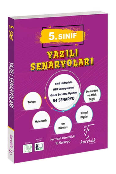Karekök Yayınları 5. Sınıf Yazılı Senaryoları - 1