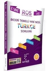 Karekök Yayınları - Karekök Yayınları 8. Sınıf LGS Türkçe ROS Beceri Temelli Yeni Nesil Soru Bankası