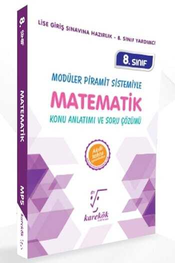 Karekök Yayınları 8.Sınıf MPS Matematik Konu Anlatımı ve Soru Çözümü