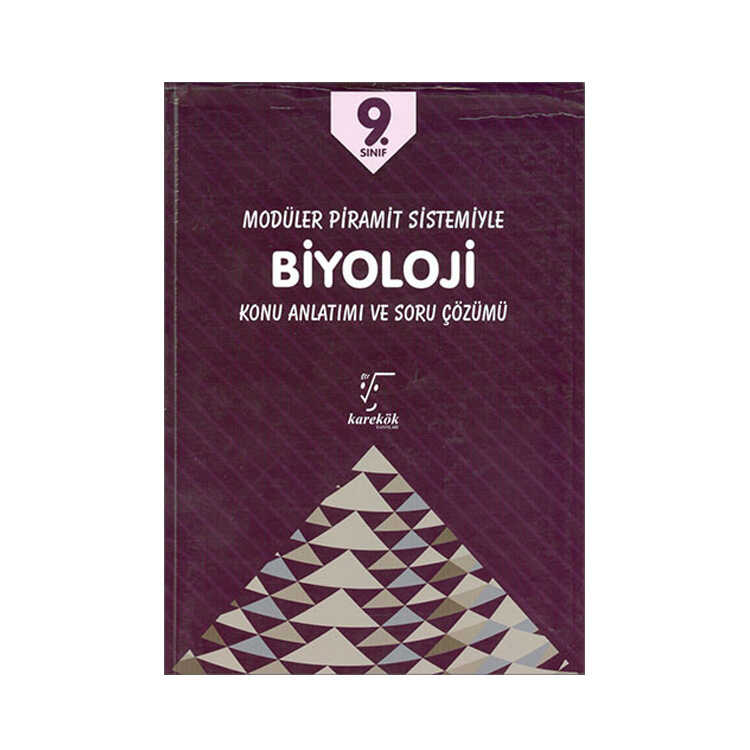 Karekök Yayınları 9.Sınıf Biyoloji Konu Anlatımı ve Soru Çözümü