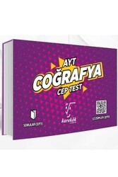 Karekök Yayınları - Karekök Yayınları AYT Coğrafya Cep Test