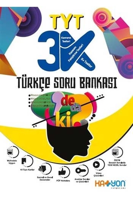 Katyon Yayınları TYT 3K Türkçe Soru Bankası - 1