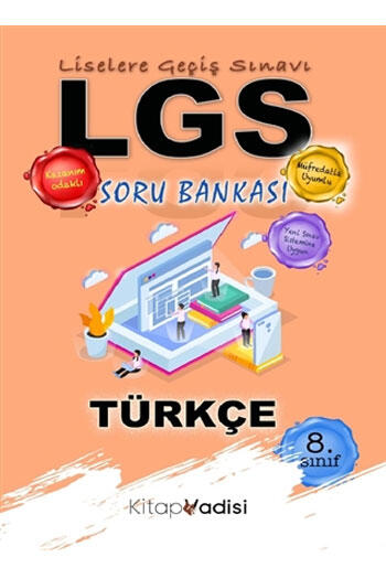 Kitap Vadisi Yayınları 2021 LGS 8. Sınıf Türkçe Soru Bankası