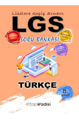 Kitap Vadisi Yayınları 2021 LGS 8. Sınıf Türkçe Soru Bankası - 1