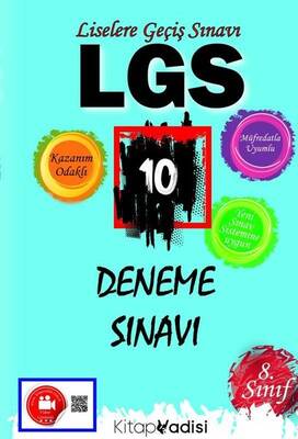 Kitap Vadisi Yayınları LGS 10 Deneme Sınavı - 1