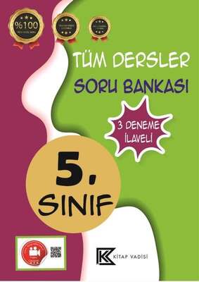 Kitap Vadisi Yayınları 5. Sınıf Tüm Dersler Soru Bankası Video Çözümlü - 1