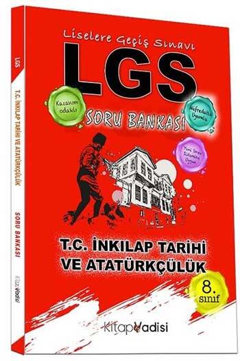 Kitap Vadisi Yayınları 8. Sınıf LGS T.C. İnkılap Tarihi ve Atatürkçülük Soru Bankası