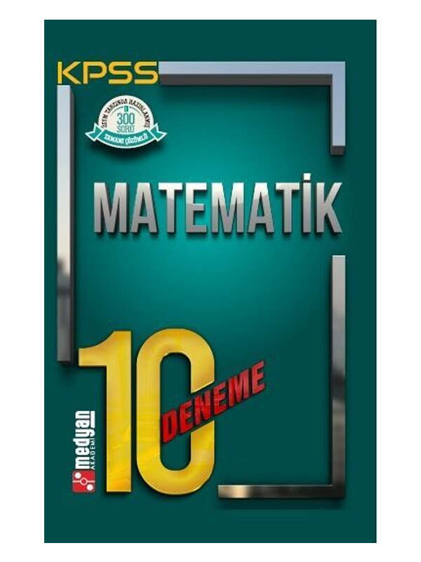 Medyan Yayınları KPSS Matematik 10 Deneme