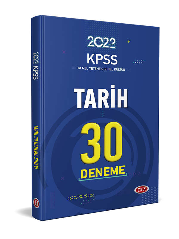 Data Yayınları KPSS Tarih 30 Deneme Sınavı