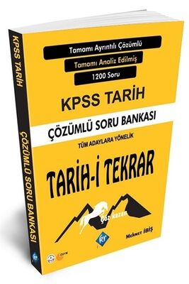 ​KR Akademi 2020 KPSS Tarih-i Tekrar KPSS Tarih Çözümlü Soru Bankası - 1