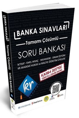 KR Akademi Yayınları Banka Sınavları Tamamı Çözümlü Soru Bankası - 1