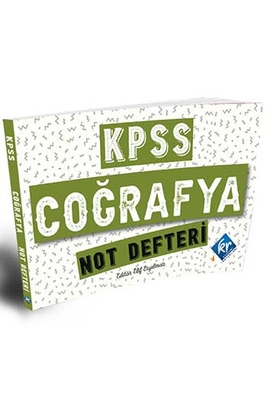 KR Akademi 2021 KPSS Coğrafya Not Defteri - 1