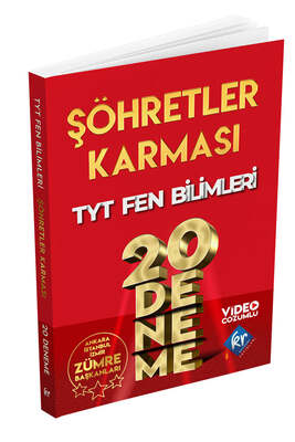 KR Akademi 2022 TYT Şöhretler Karması Fen Bilimleri 20 Deneme - 1