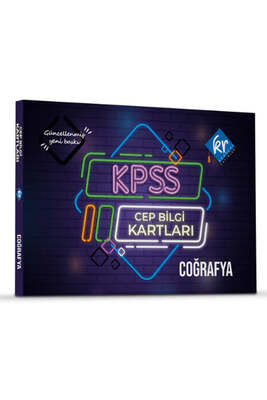 KR Akademi KPSS Coğrafya Cep Bilgi Kartları - 1
