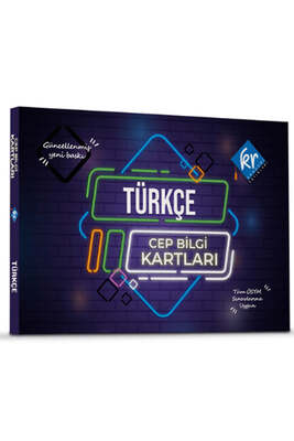 KR Akademi Türkçe Cep Bilgi Kartları - 1