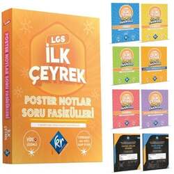 KR Akademi - KR Akademi 8. Sınıf LGS İlk Çeyrek Poster Notlar Soru Fasikülleri