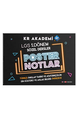 KR Akademi 2023 LGS 1. Dönem Sözel Bölüm Poster Notlar - 1