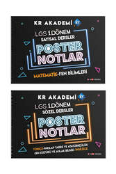 KR Akademi - KR Akademi 2023 LGS 1. Dönem Poster Notlar Seti