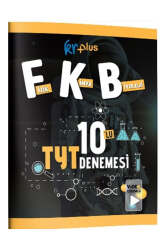 KR Plus Yayınları TYT Fizik Kimya Biyoloji F-K-B 10'lu Deneme - KR Akademi