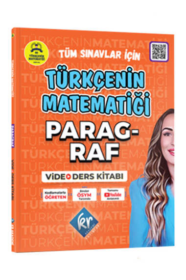 KR Akademi Yayınları Gamze Hoca Türkçenin Matematiği Tüm Sınavlar İçin Paragraf Video Ders Kitabı - 1