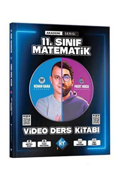 KR Akademi Yayınları Kenan Kara & Mert Hoca 11.Sınıf Matematik Video Ders Kitabı Akademi Serisi - 1
