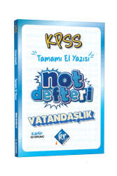 KR Akademi Yayınları 2024 KPSS Vatandaşlık Konu Anlatımlı Not Defteri - KR Akademi