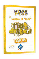 KR Akademi Yayınları 2024 KPSS Tarih Konu Anlatımlı Not Defteri - KR Akademi