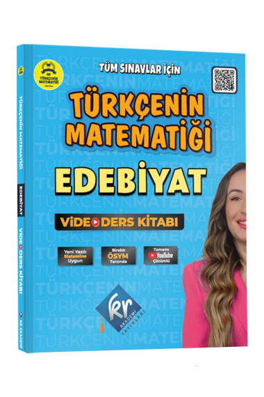 KR Akademi Yayınları 2024 Gamze Hoca Türkçenin Matematiği Tüm Sınavlar İçin Edebiyat Video Ders Kitabı - 1