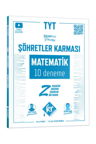 KR Akademi Yayınları 2024 TYT Şöhretler Karması Matematik 10 Deneme - 1