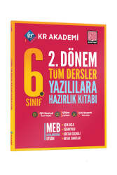 KR Akademi Yayınları 6.Sınıf 2.Dönem Tüm Dersler Yazılılara Hazırlık Kitabı - KR Akademi