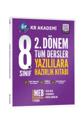KR Akademi Yayınları 2024 8. Sınıf 2. Dönem Tüm Dersler Yazılılara Hazırlık Kitabı - KR Akademi