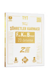 KR Akademi Yayınları 2024 TYT Şöhretler Karması Fizik - Kimya - Biyoloji 20 Deneme - KR Akademi