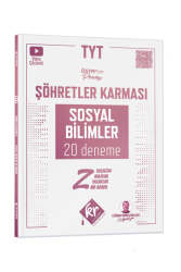 KR Akademi Yayınları 2024 TYT Şöhretler Karması Sosyal Bilimler 20 Deneme - KR Akademi