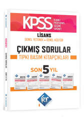 KR Akademi Yayınları KPSS Genel Yetenek Genel Kültür Çıkmış Sorular Son 5 Yıl Tıpkı Basım Fasikülleri - KR Akademi